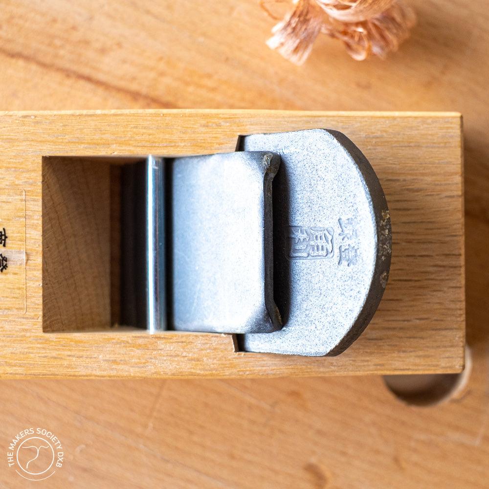 Kakuri Mini plane with white oak wooden body, 42mm blade, Japanese woodworking tool