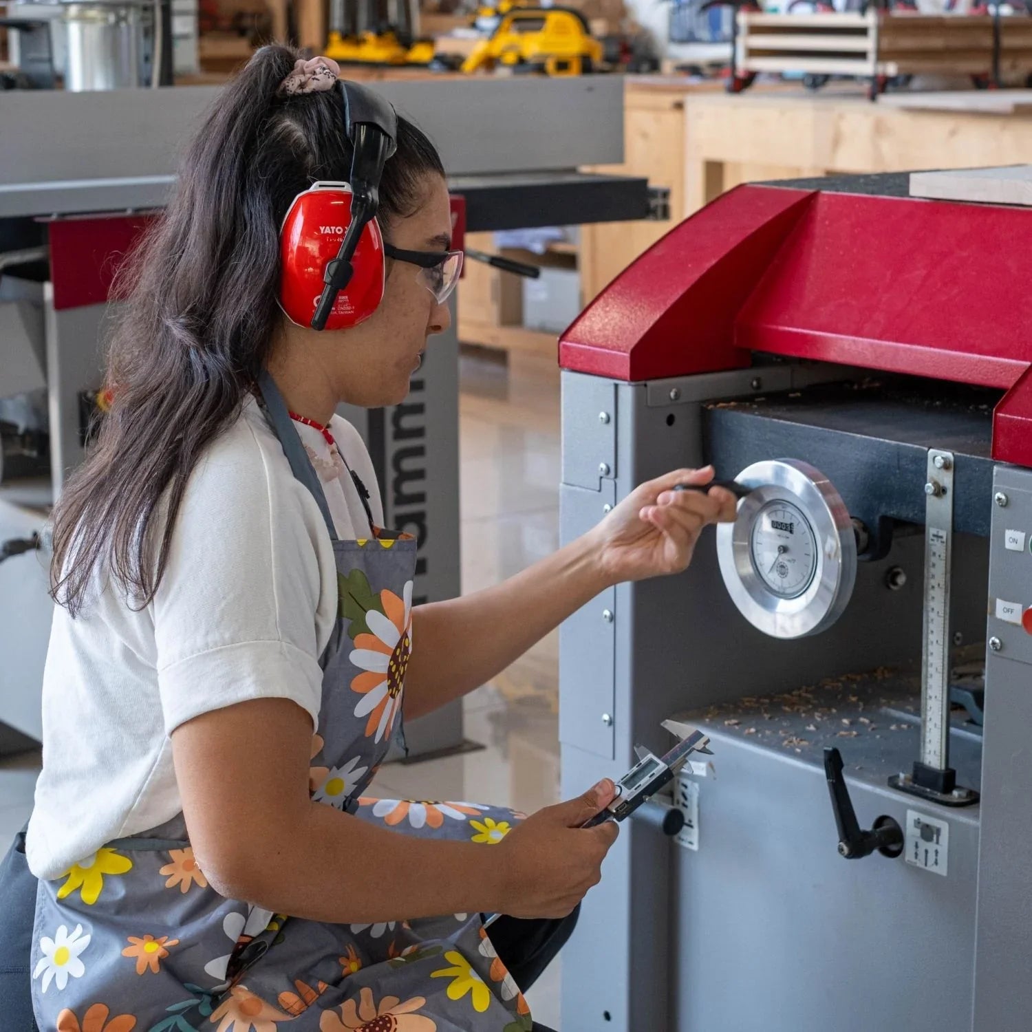 Person working on a project at The Makers Society using the 4-hour rental pass