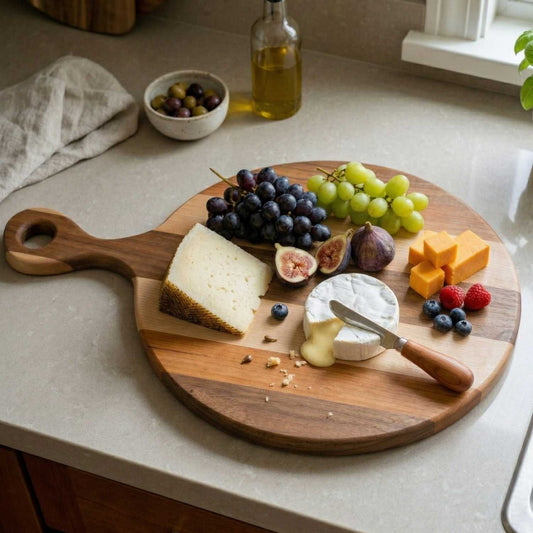 Artisan curated cheese and charcuterie board by The Makers Society.
